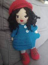   Hand-made Crochet doll with