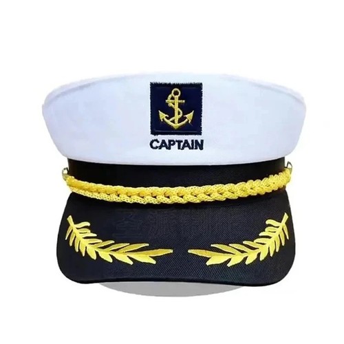 Navy captain hat skipper yacht - navy,