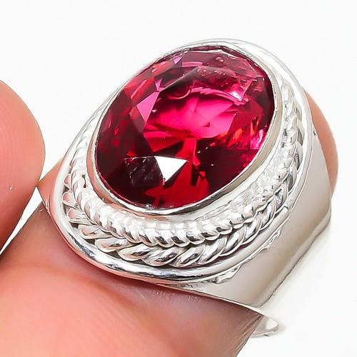 Pink rubellite gemstone - pink, 925