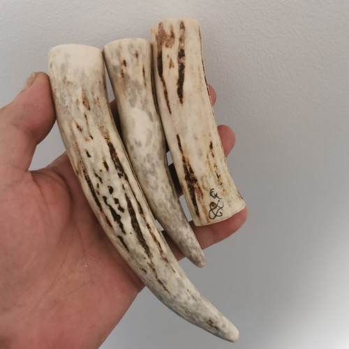 388 elk horn knife handle - horn,