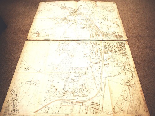 Kent old map plan - old, history