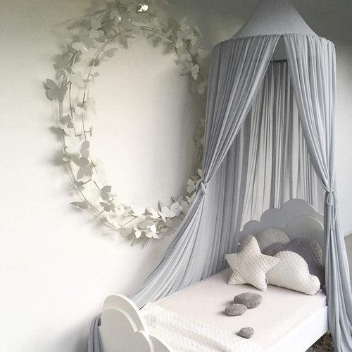 Children bed canopy - children's, round