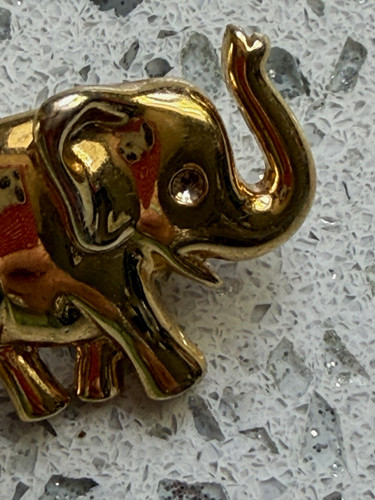 Ciro signed elephant brooch - ciro,