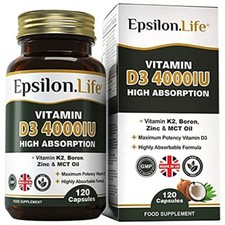 Epsilon Vitamin D3 4000IU K2