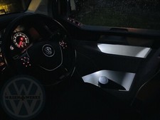 VW Transporter T6 Interior Ambient 2 LED Light Kit Door Card Pocket Volkswagen