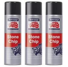 Tetrosyl SCS500 Stonechip Protection Underseal Aerosol Spray Paint Black x3