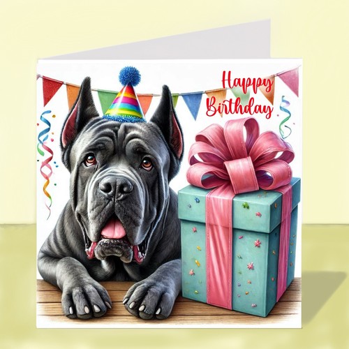 Cane corso dog birthday - cane,