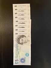 ENGLAND - 8x old £5 Pounds -