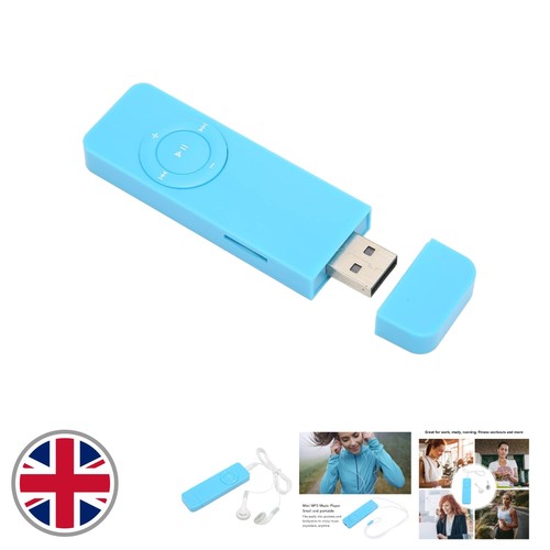 Compact blue mp3 player - compact,
