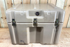 Pelican Hardigg Footlocker Tan Case 25x19x19 Military PSI Waterproof