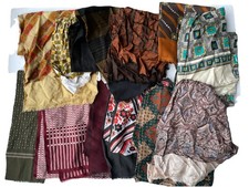 Mens Lot of 12 VINTAGE SCARVES