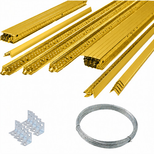 Shiny gold suspended ceiling - suspended,
