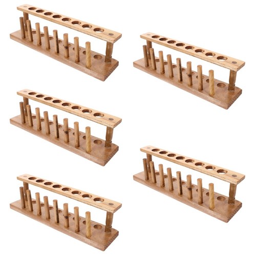 Wooden test tube storage rack - test,