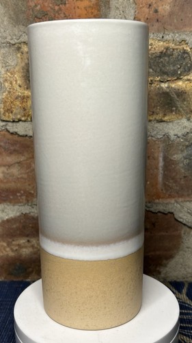 Modern studio pottery cylinder - studio,
