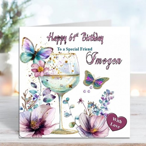 Personalised birthday card - birthday,