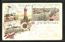 Lithograph Bremerhaven
