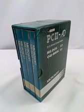 PCII-AD Microsoft MS-DOS 3.2 GW-BASIC 3.2 - Vintage 1986 - Box Set Of Books Rare