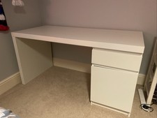 IKEA Malm White Desk with