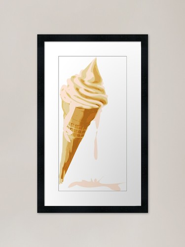 Icecream framed art - icecream, print
