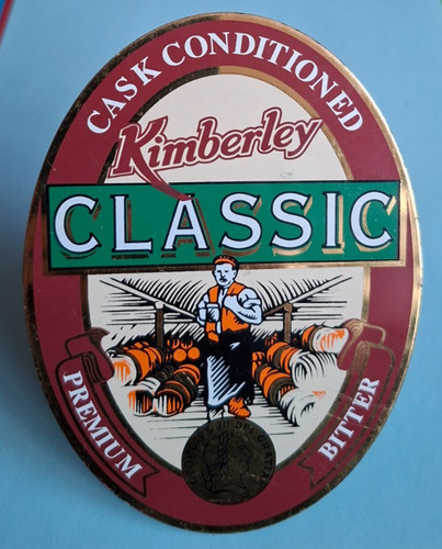 Beer pump clip - badge, greene