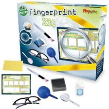 Science Fingerprint Kit | Fun Spy Forensic Set | Detective Toy Gift for Kids