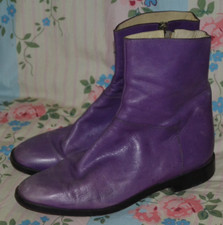 Vtg Purple Leather Dolce &
