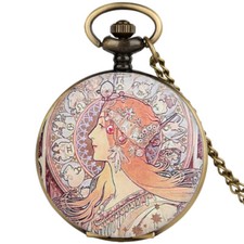 Vintage Ladies Quartz Pocket
