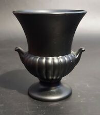 Vintage Wedgwood Ravenstone black campana urn - 9cm