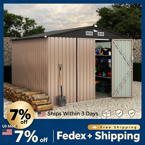 Outdoor metal storage - metal,