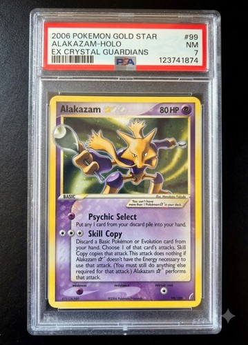 Gold star alakazam - gold,