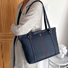 Rowallan Large Navy Leather