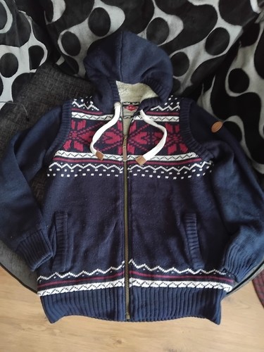 Lee cooper chunky knit hoodie - lee,