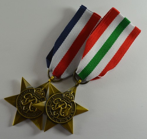 Pair ww2 campaign star - pair,
