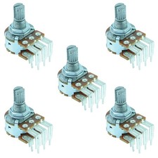 5 x 22K Logarithmic Stereo