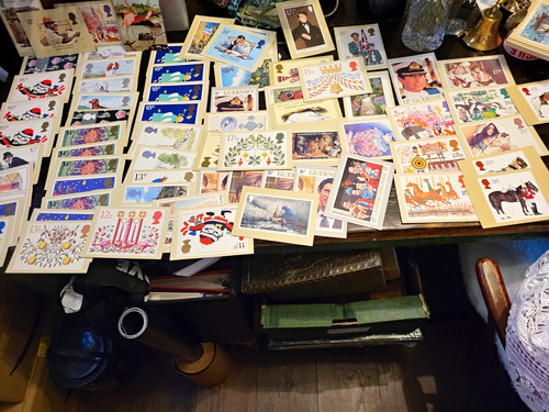 First day cover postcards - first,