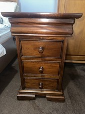 Solid Dark Wood vintage late 20th-century