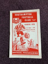 Football programme Southampton