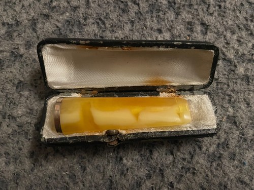 Vintage amber gold charoot - amber,