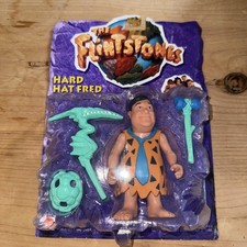 Mattel The Flintstones Hard Hat Fred- 1993 Figure Brand New On Card