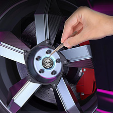 4Pcs Hub Centre Caps 60Mm