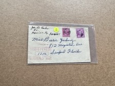 US Prexy Reg Cover (D11) +1950