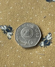 1992 Rare Guernsey 20p Coin