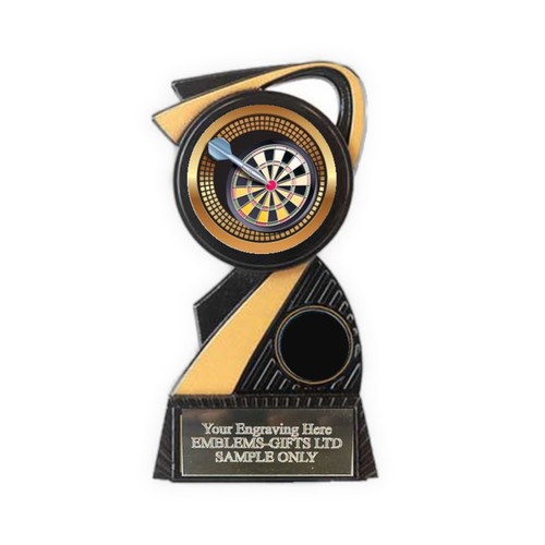 Darts bullseye award 130mm - award,
