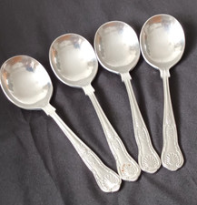 KINGS STYLE SOUP SPOONS x 4