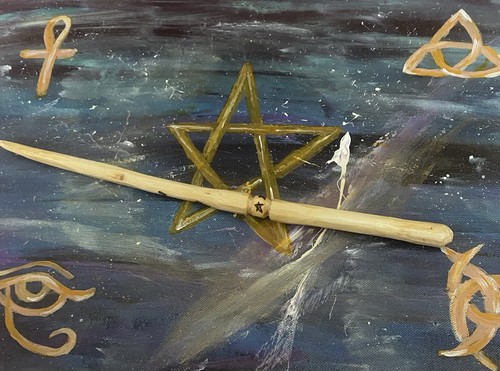 Pagan wiccan magical wand - pagan,