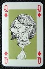 1 x playing card Glenda