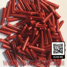 1,000x Red Wall Plug Plastic 2
