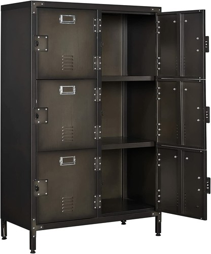 Metal storage cabinet - storage, retro