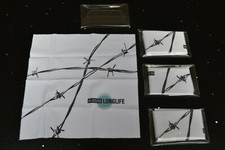 High Quality Microfibre Cleaning Cloths x 4 for Glasses, Lenses etc.