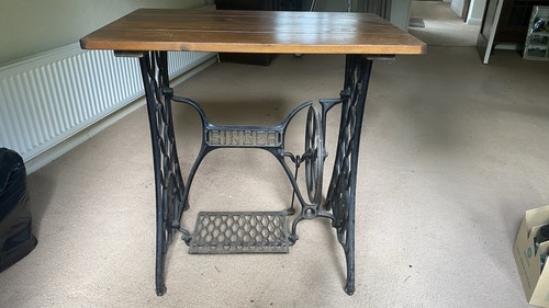 Table made from - singer, sewing